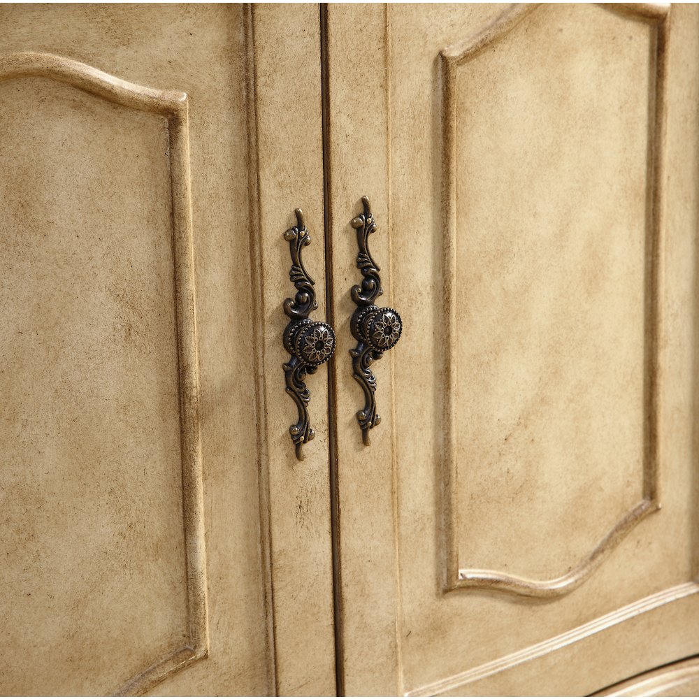 32 inch Single Bathroom vanity in Antique Beige
