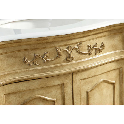 32 inch Single Bathroom vanity in Antique Beige