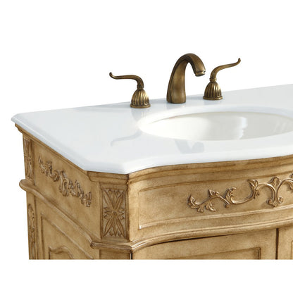 32 inch Single Bathroom vanity in Antique Beige