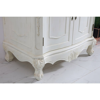 32 inch Single Bathroom vanity in antique white