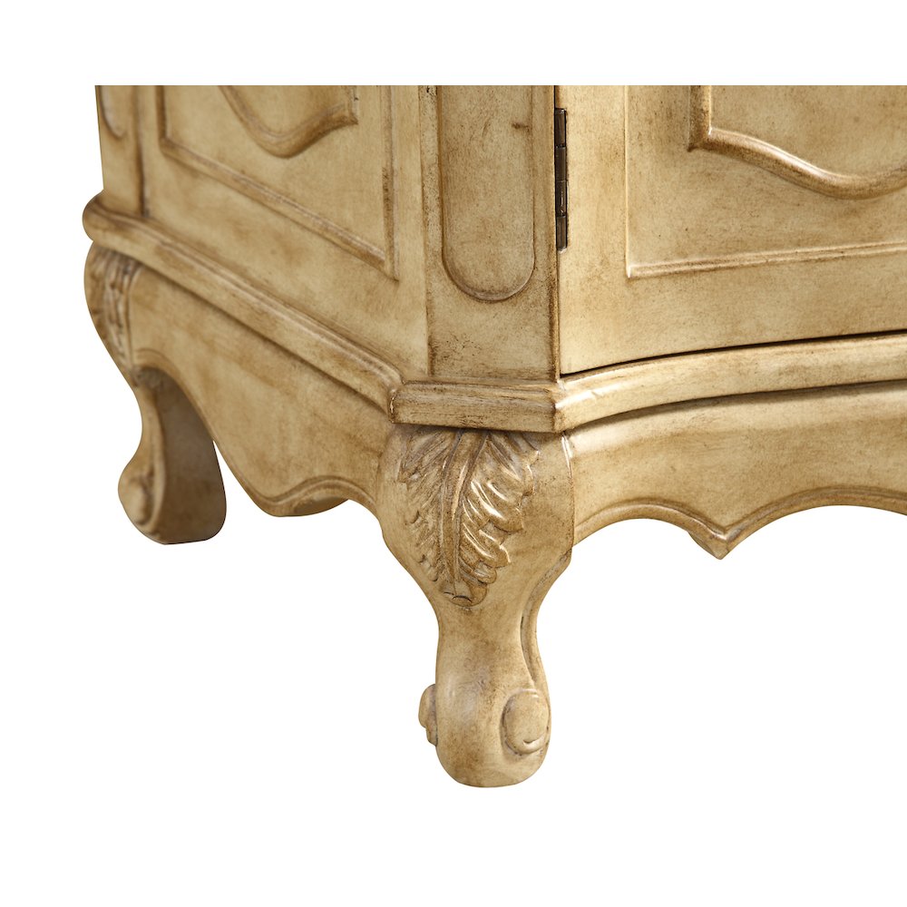 36 inch Single Bathroom vanity in Antique Beige