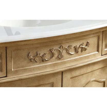 36 inch Single Bathroom vanity in Antique Beige