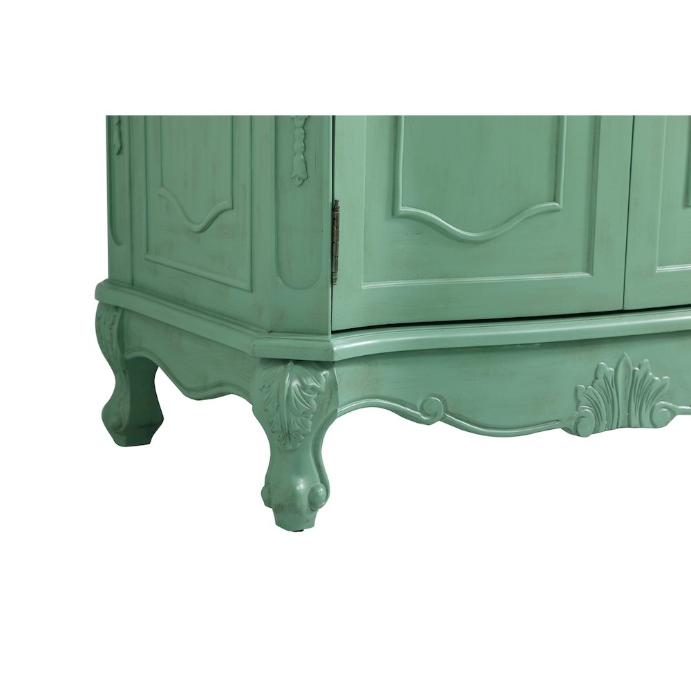 36 inch Single Bathroom vanity in vintage mint