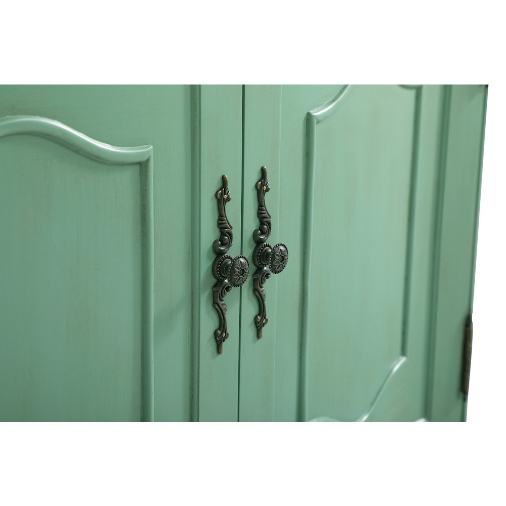 36 inch Single Bathroom vanity in vintage mint