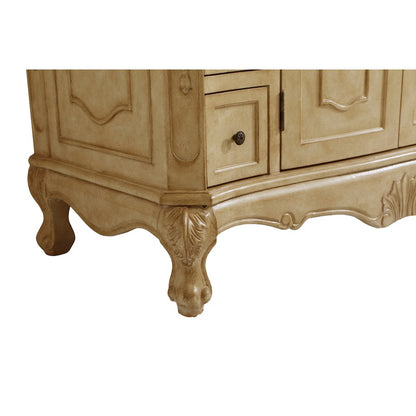 42 inch Single Bathroom vanity in Light Antique Beige