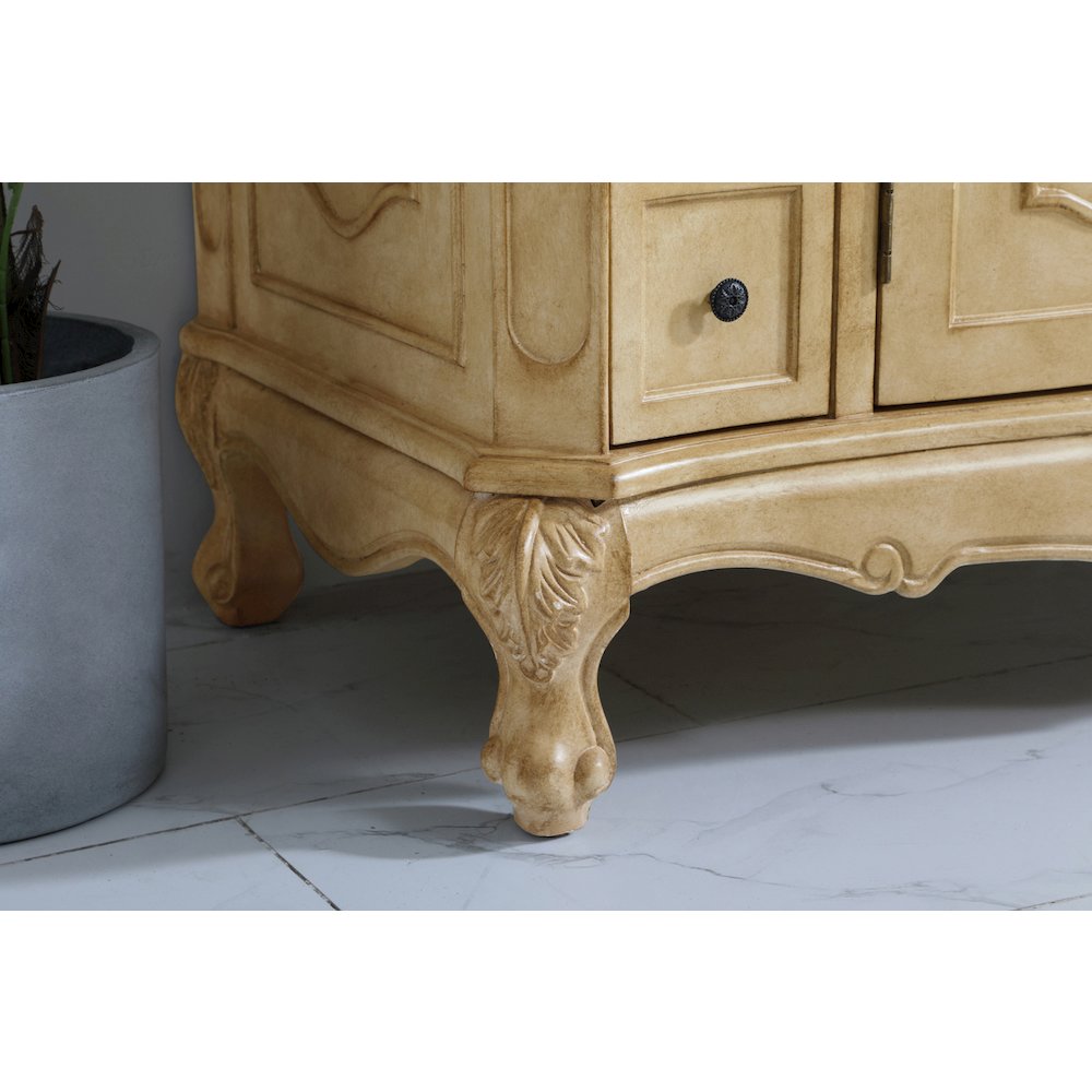 42 inch Single Bathroom vanity in Light Antique Beige
