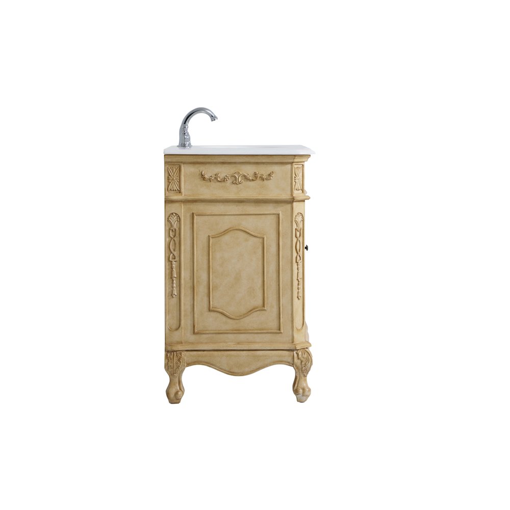 42 inch Single Bathroom vanity in Light Antique Beige