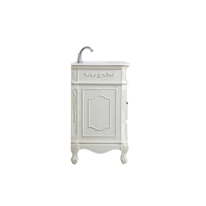 42 inch Single Bathroom vanity in Antique White