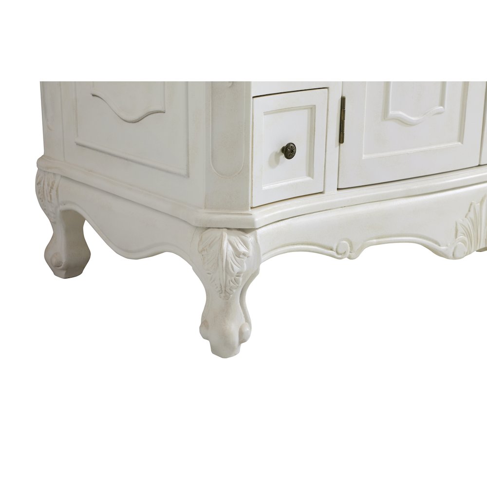42 inch Single Bathroom vanity in Antique White