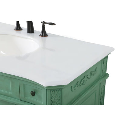 42 inch Single Bathroom vanity in vintage mint