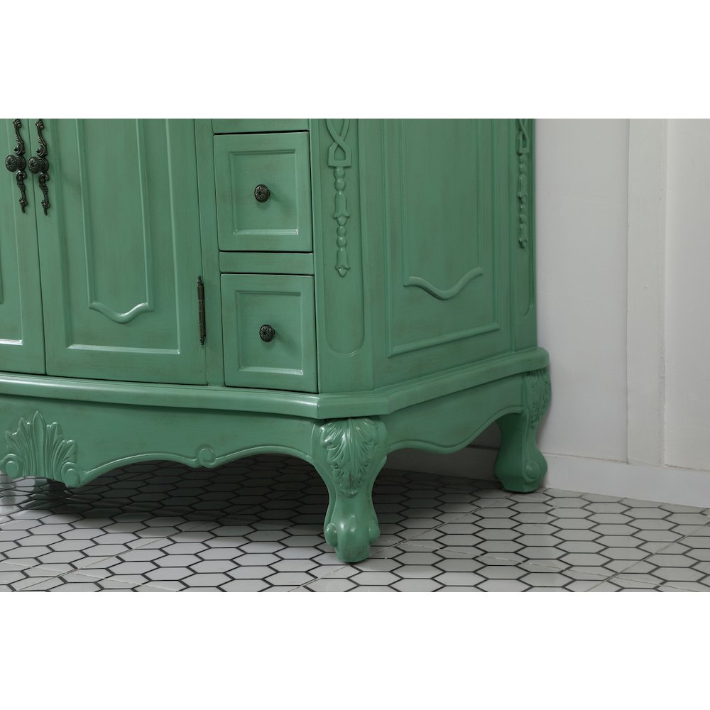 42 inch Single Bathroom vanity in vintage mint