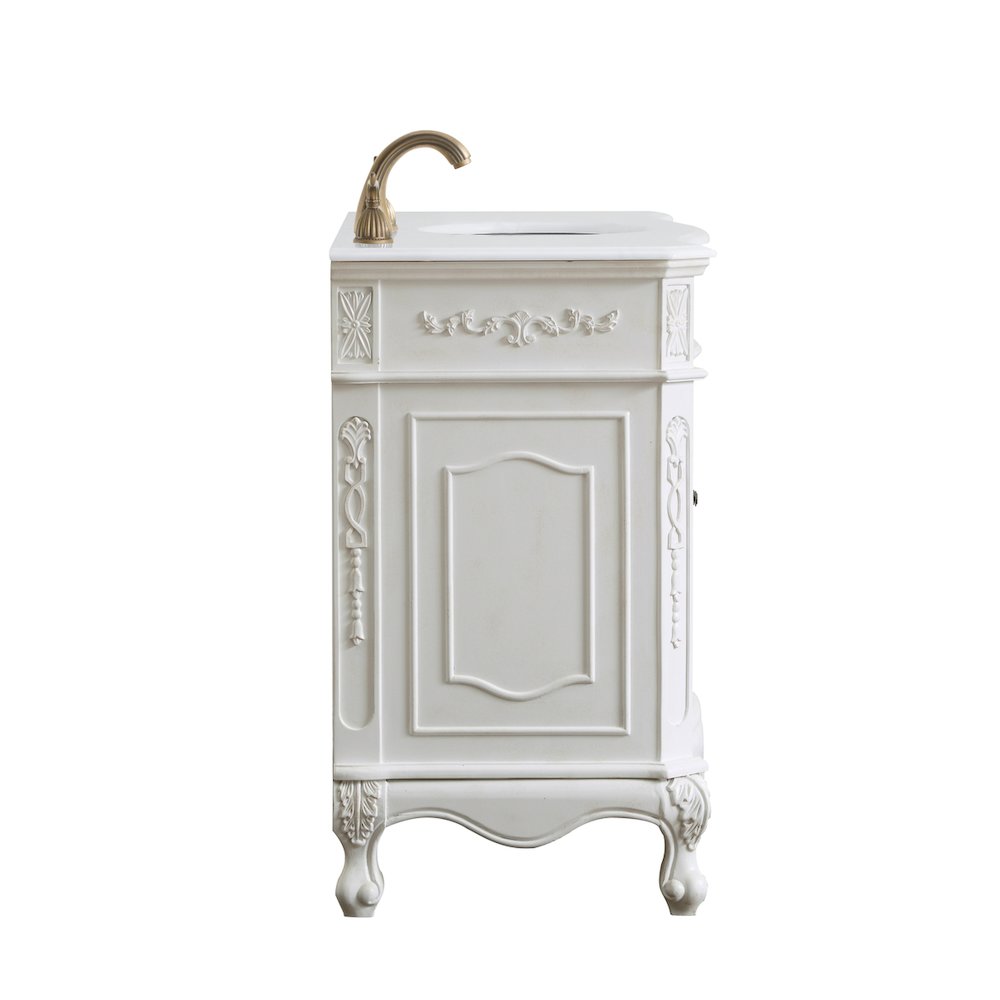 48 inch Single Bathroom vanity in antique white