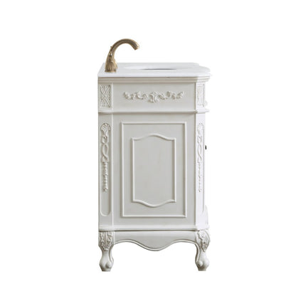 48 inch Single Bathroom vanity in antique white