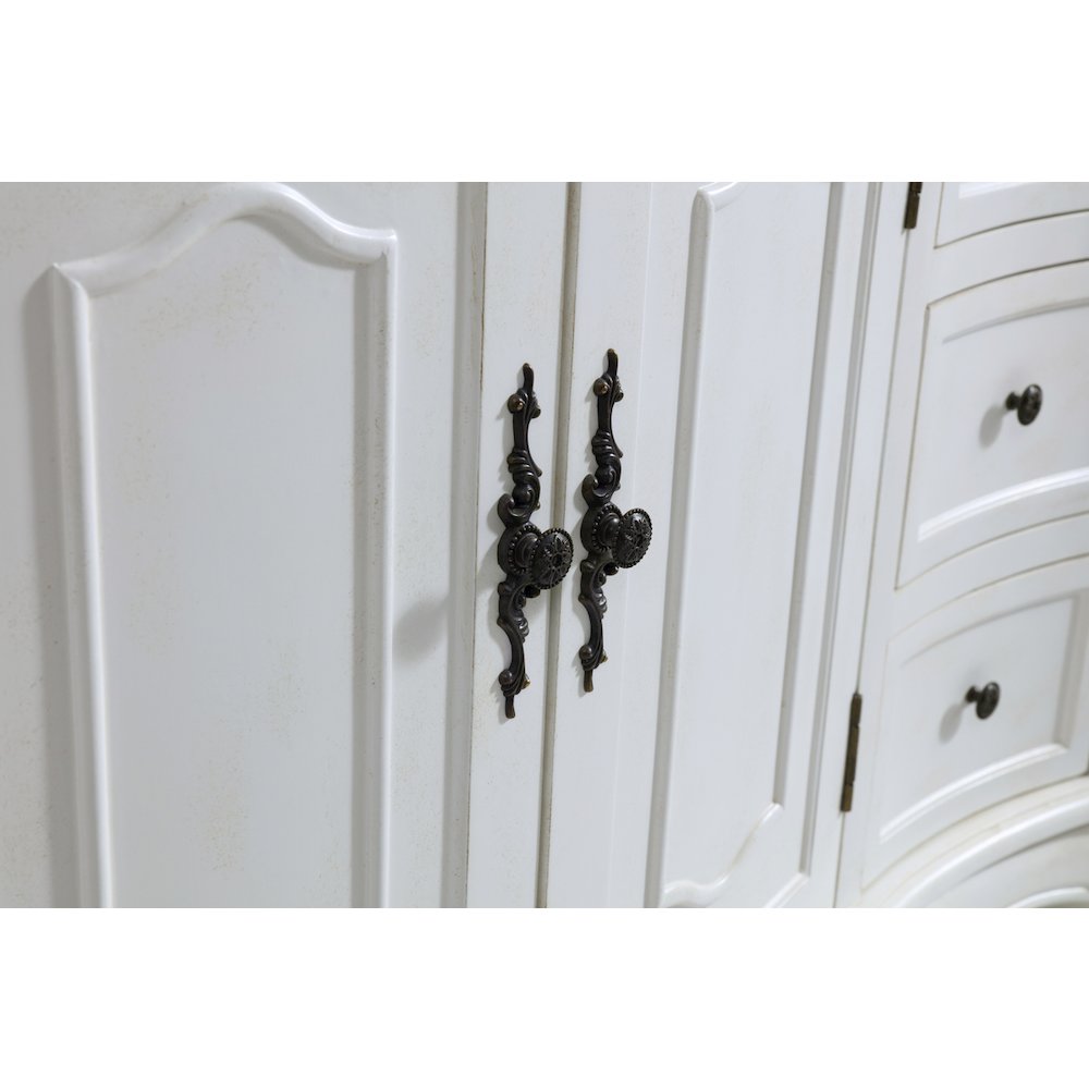 48 inch Single Bathroom vanity in antique white