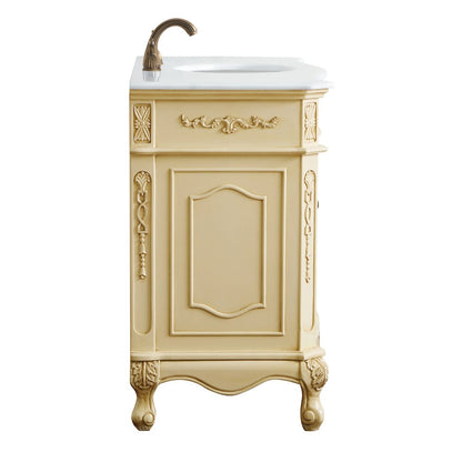 48 inch Single Bathroom vanity in light antique beige