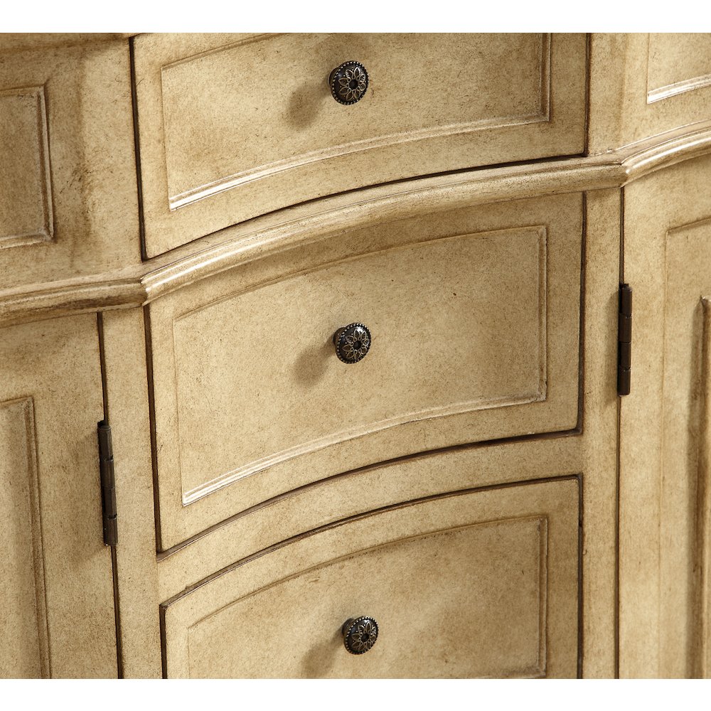 60 inch Double Bathroom vanity in Antique Beige