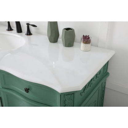 60 inch Single Bathroom vanity in vintage mint