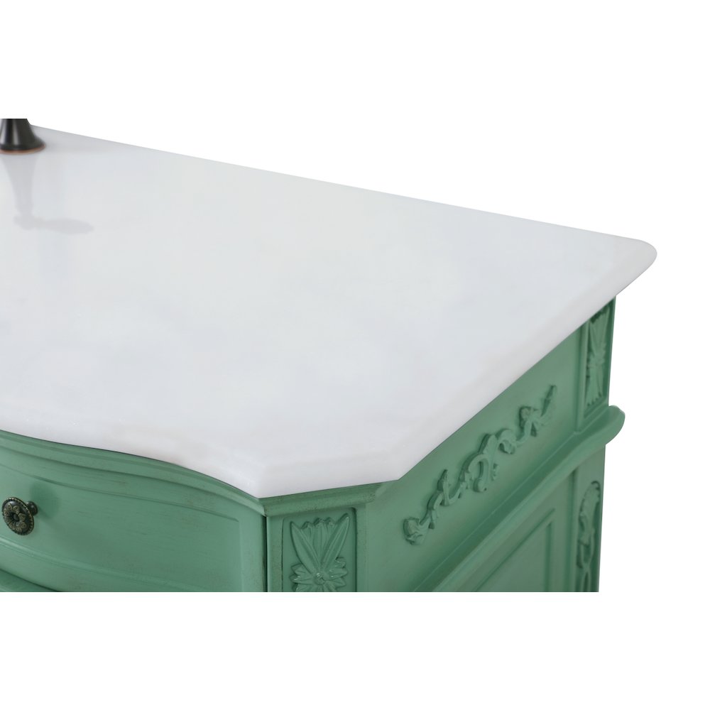 60 inch Single Bathroom vanity in vintage mint