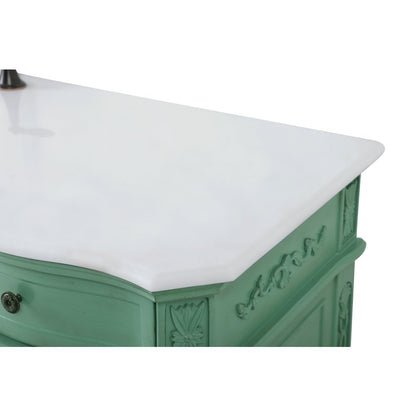 60 inch Single Bathroom vanity in vintage mint