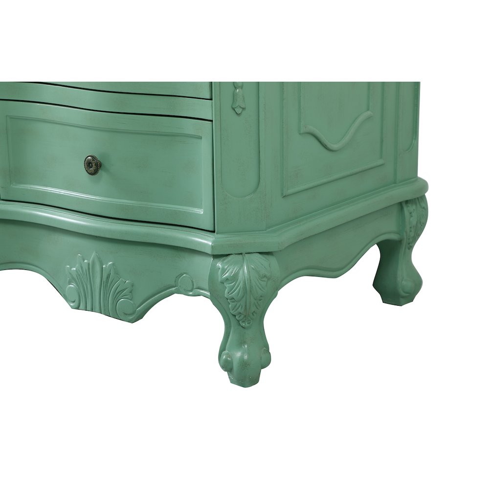 60 inch Single Bathroom vanity in vintage mint