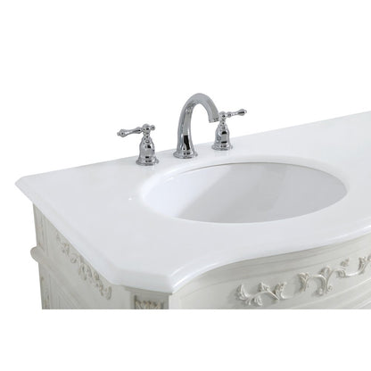 72 inch Double Bathroom vanity in Antique White