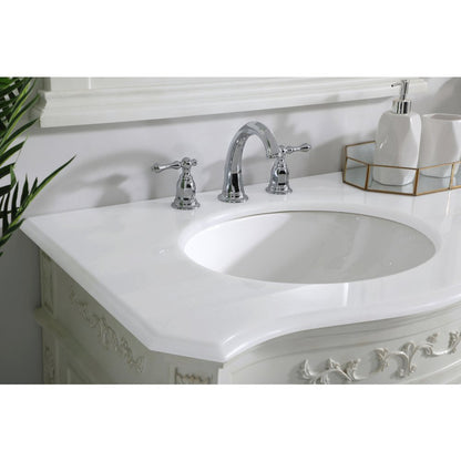 72 inch Double Bathroom vanity in Antique White