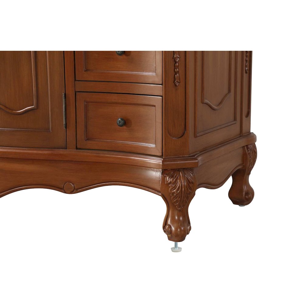 84 inch Double Bathroom Vanity in Teak