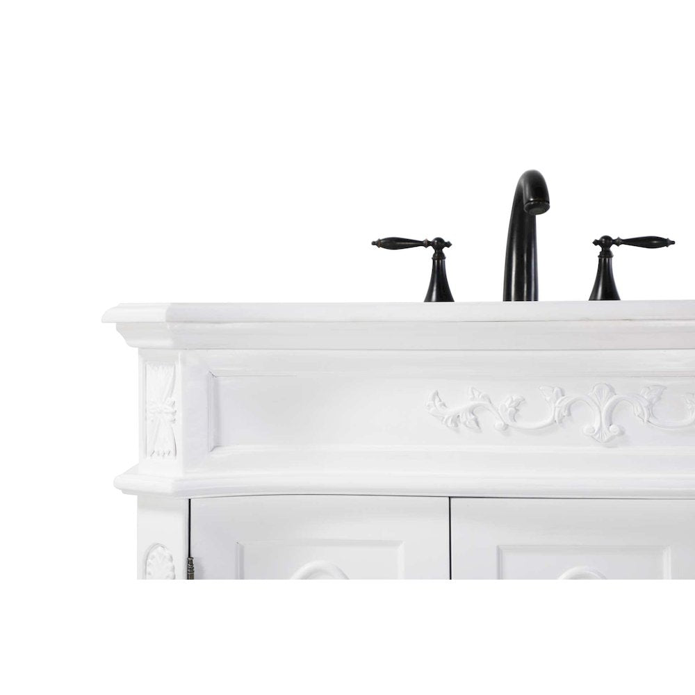 36 inch Single Bathroom Vanity in Antique white