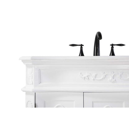36 inch Single Bathroom Vanity in Antique white