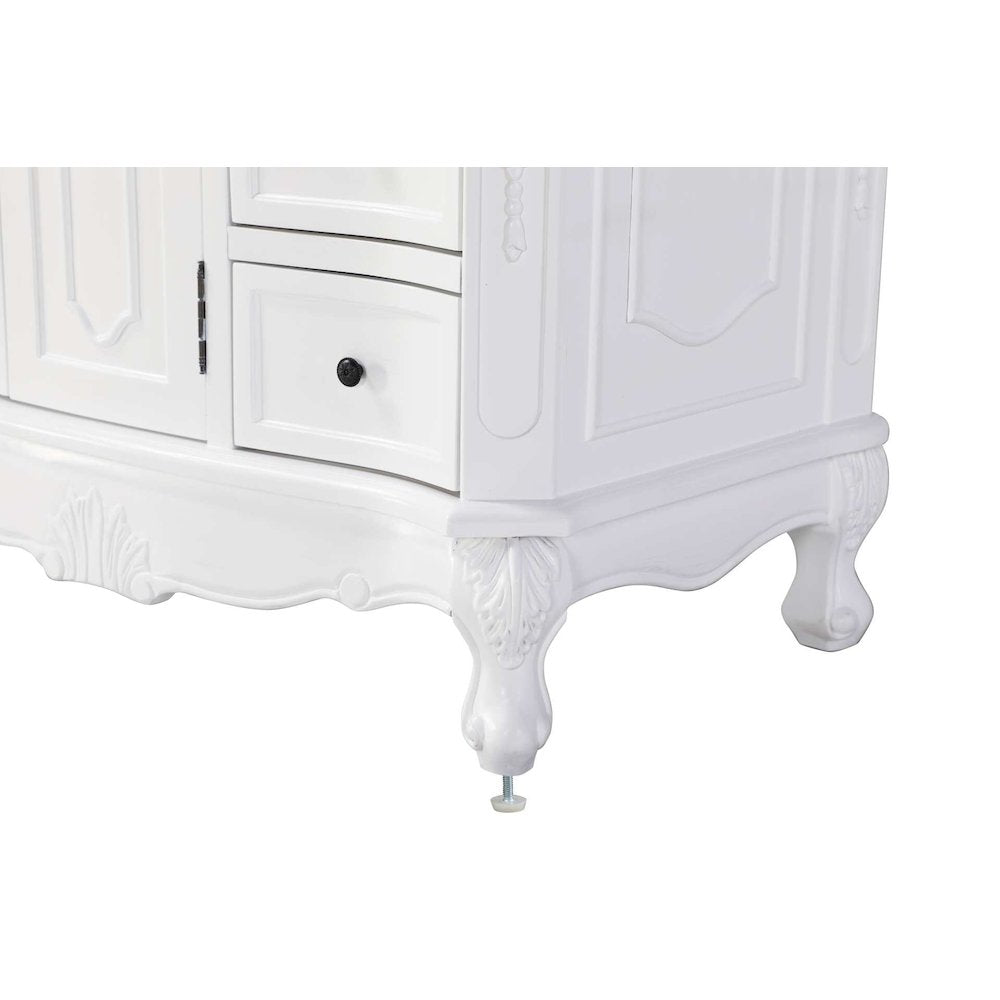 36 inch Single Bathroom Vanity in Antique white