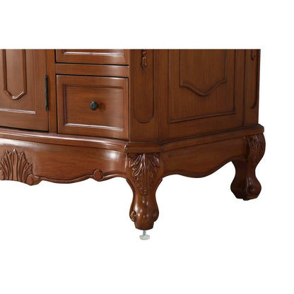 36 inch Single Bathroom Vanity in Teak