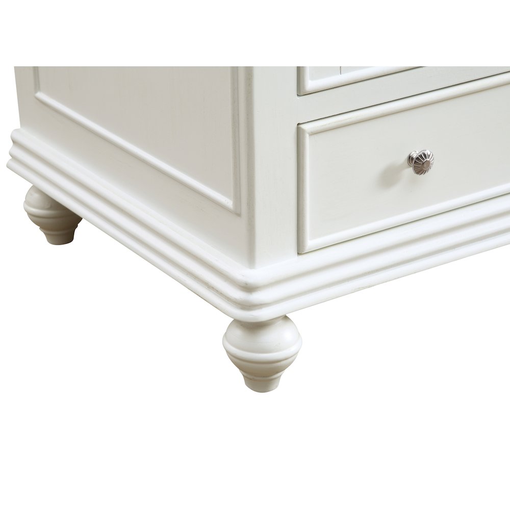 30 inch Single Bathroom vanity in Antique White