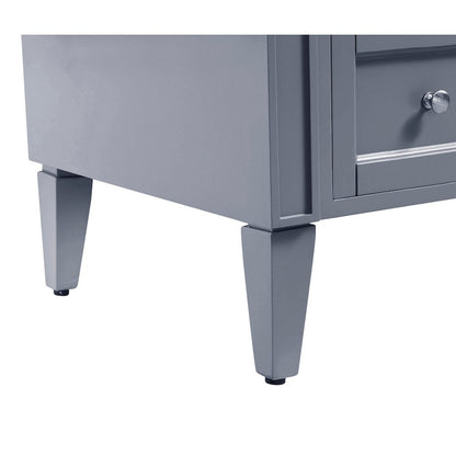 32 In. Single Bathroom Vanity Set In Grey