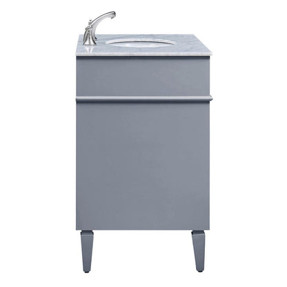 32 In. Single Bathroom Vanity Set In Grey