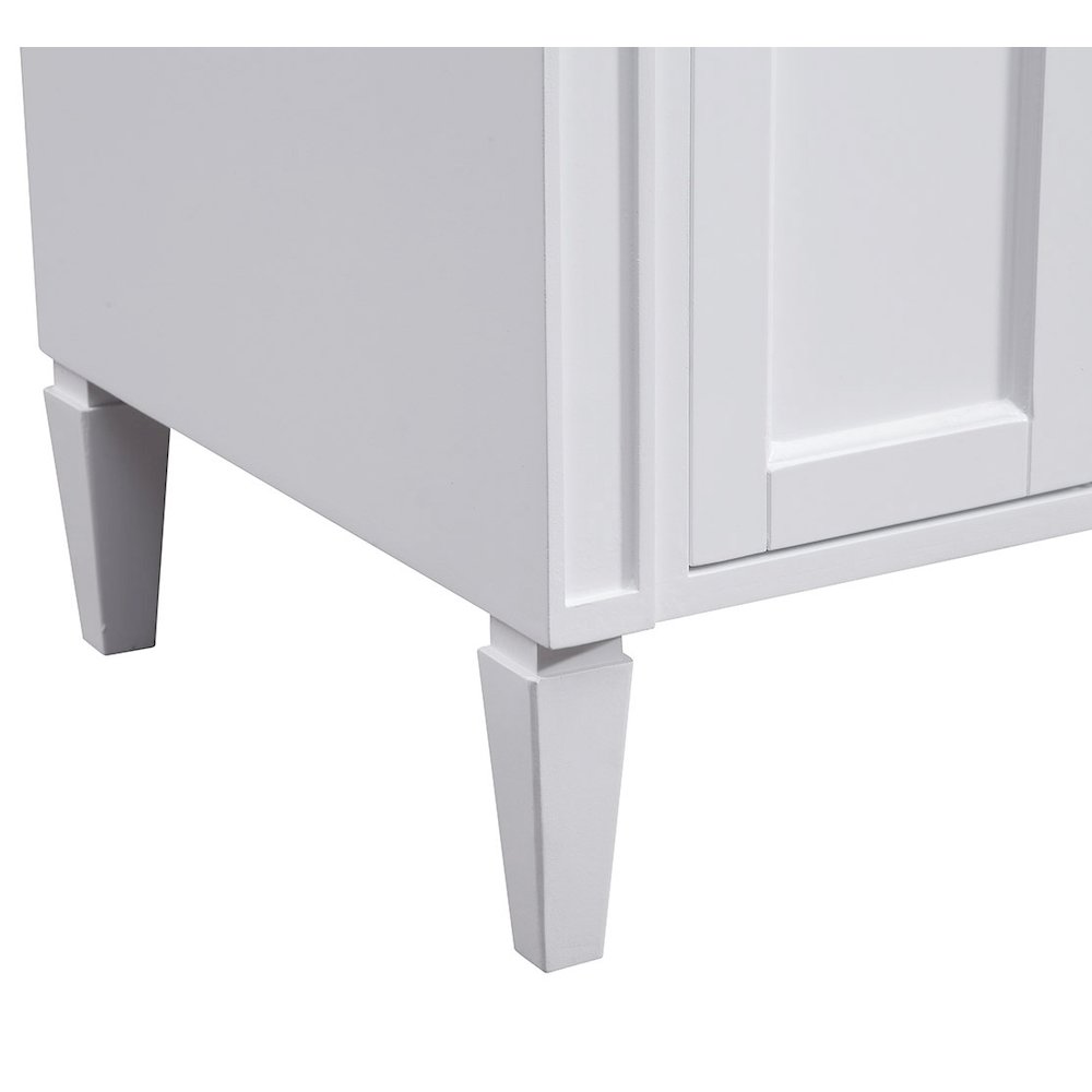 24 In. Single Bathroom Vanity Set In White