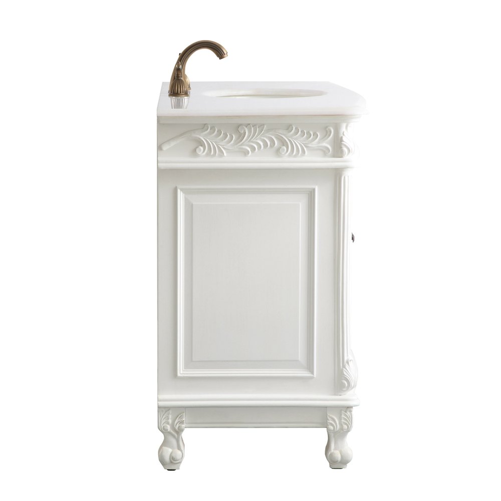 48 inch Single Bathroom vanity in Antique White