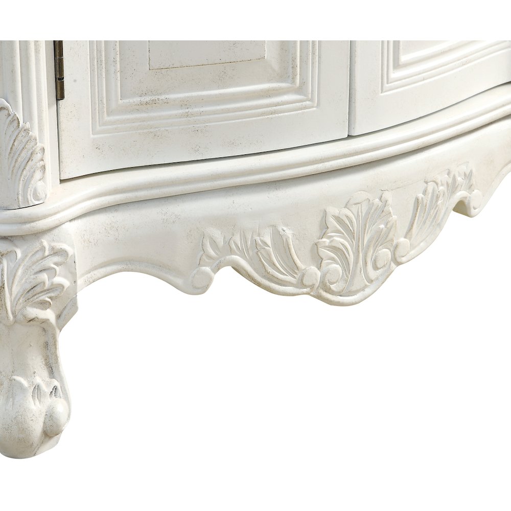 36 inch Single Bathroom vanity in Antique White