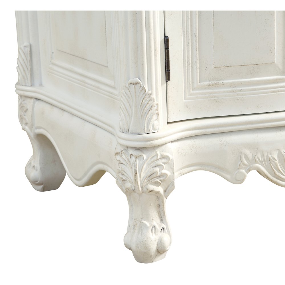 36 inch Single Bathroom vanity in Antique White