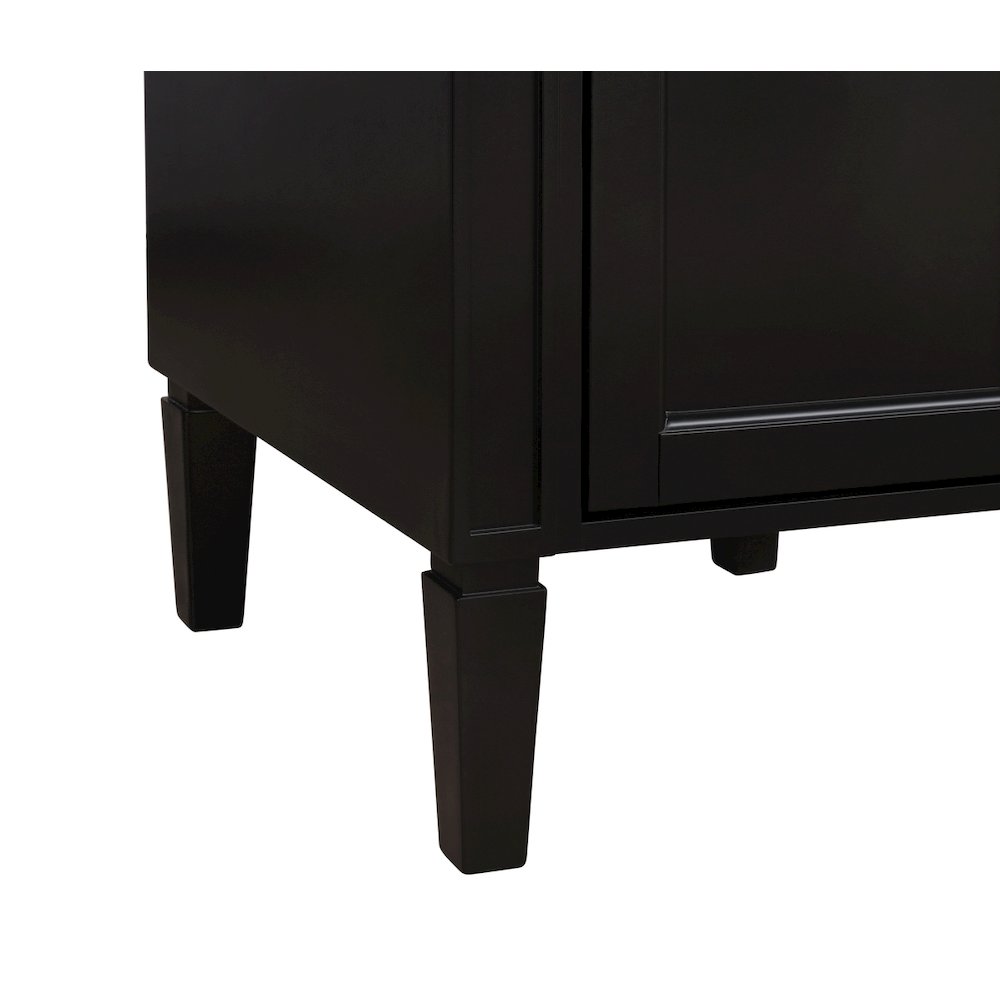 18 inch Single bathroom vanity in Black