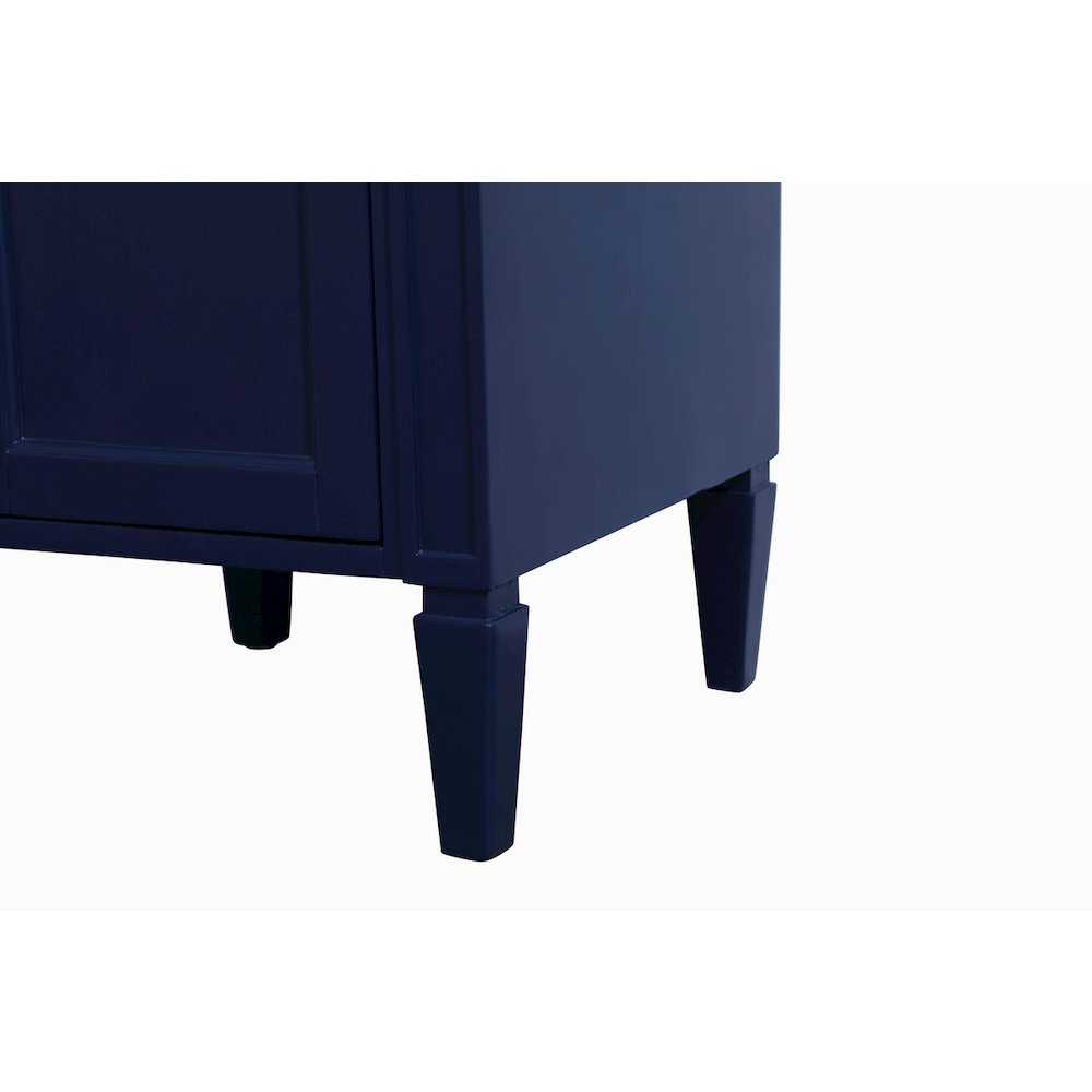 18 inch Single bathroom vanity in blue