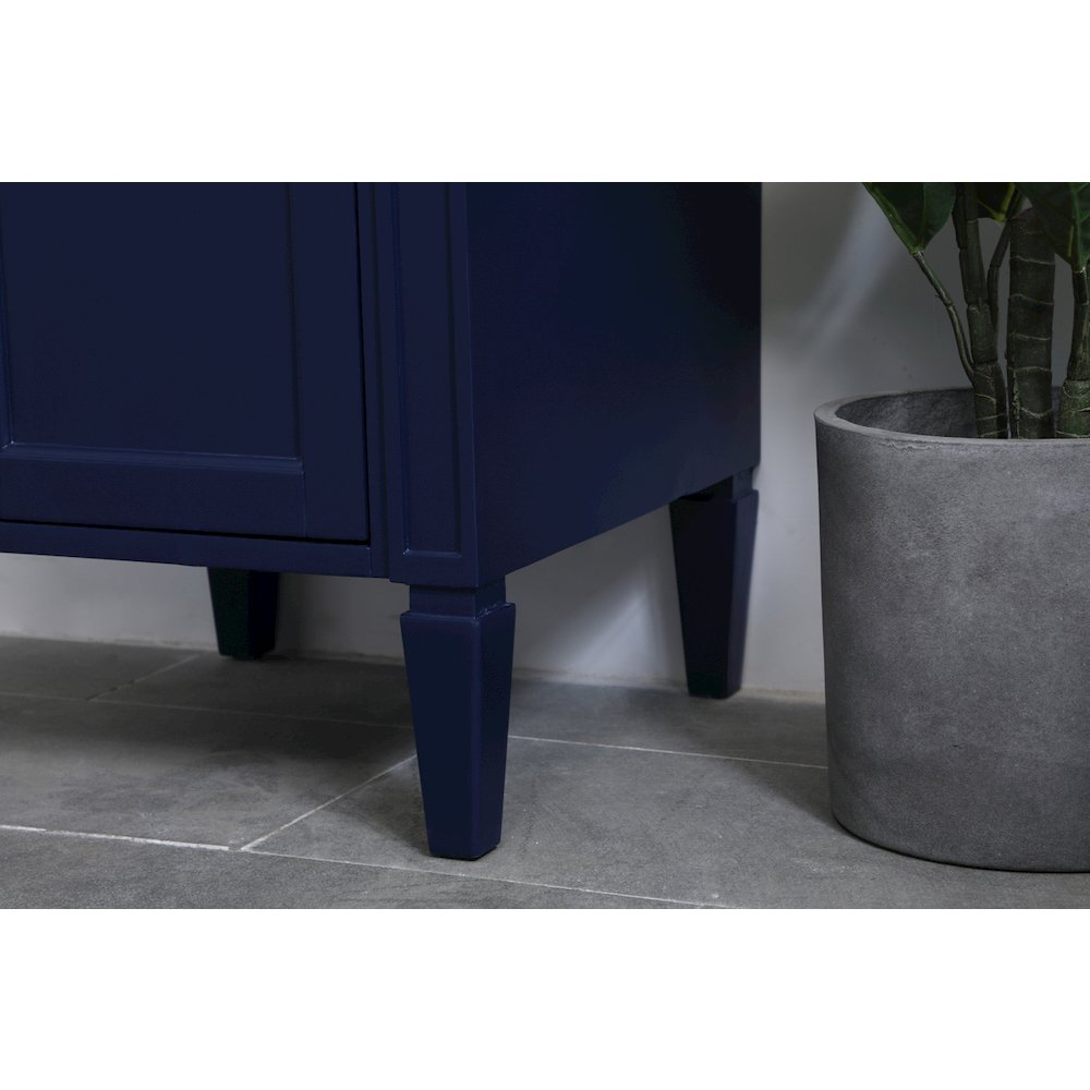 18 inch Single bathroom vanity in blue