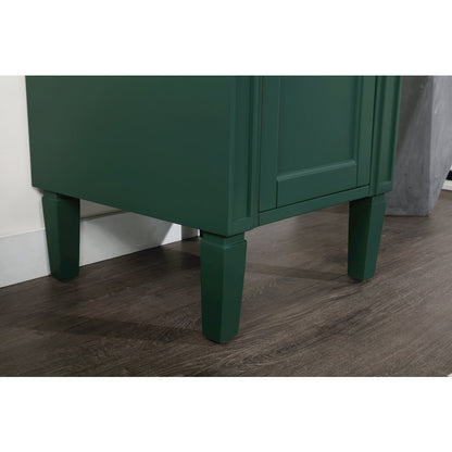 18 inch Single bathroom vanity in green