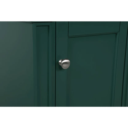 18 inch Single bathroom vanity in green