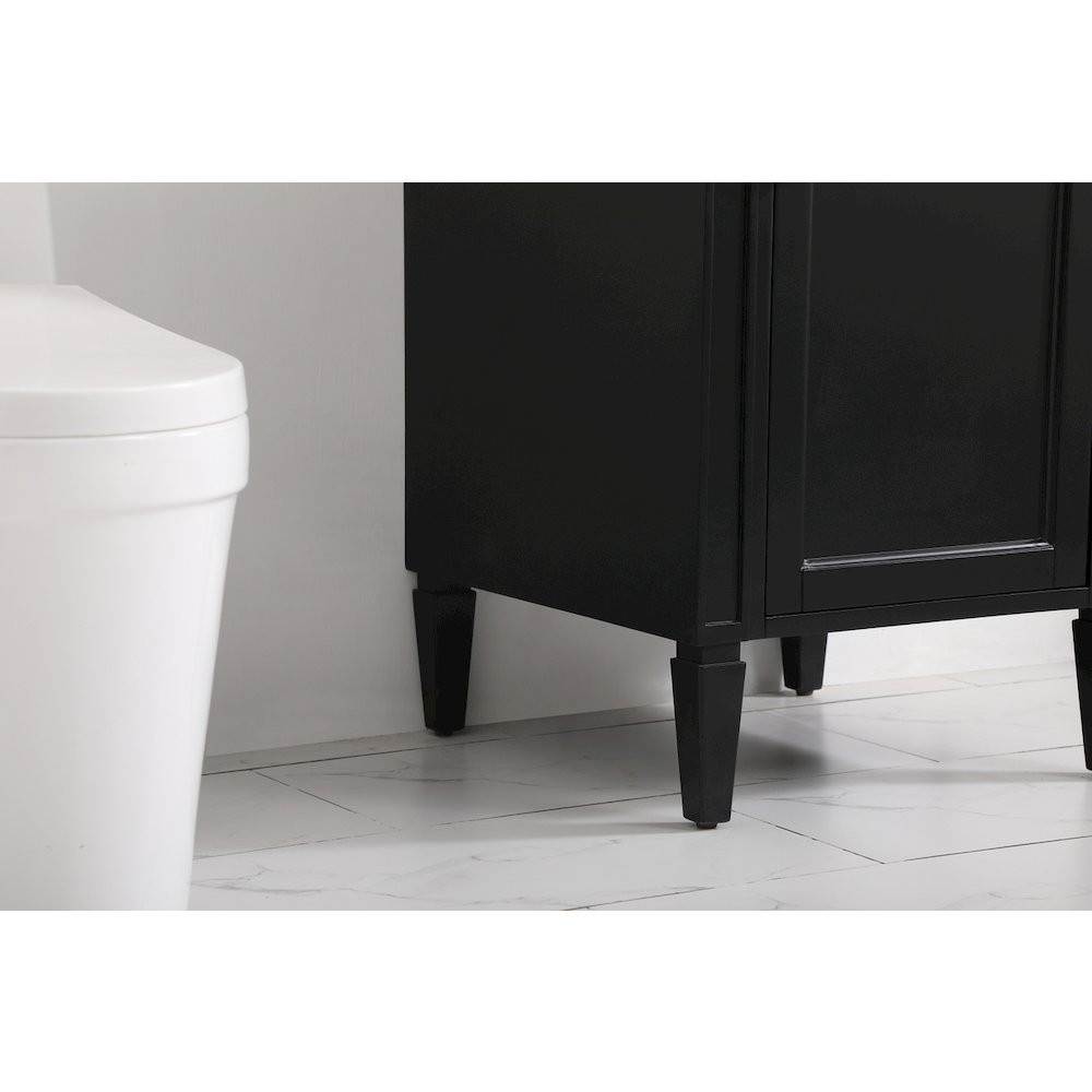 21 inch Single bathroom vanity in black