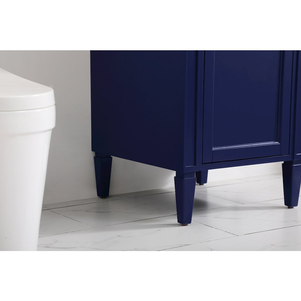 21 inch Single bathroom vanity in blue