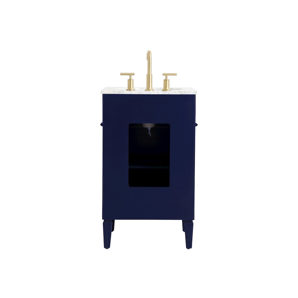 21 inch Single bathroom vanity in blue