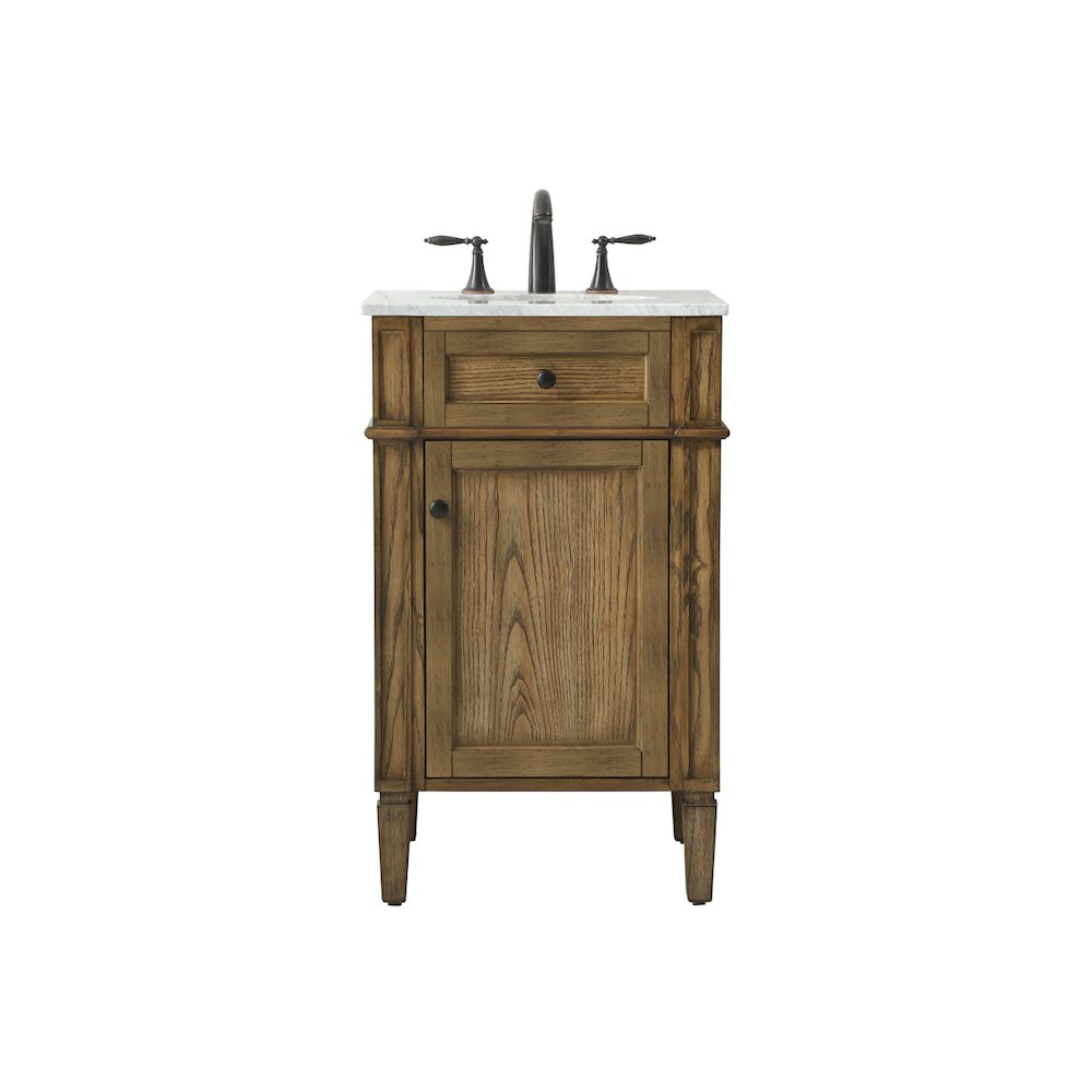 21 inch Single bathroom vanity in driftwood