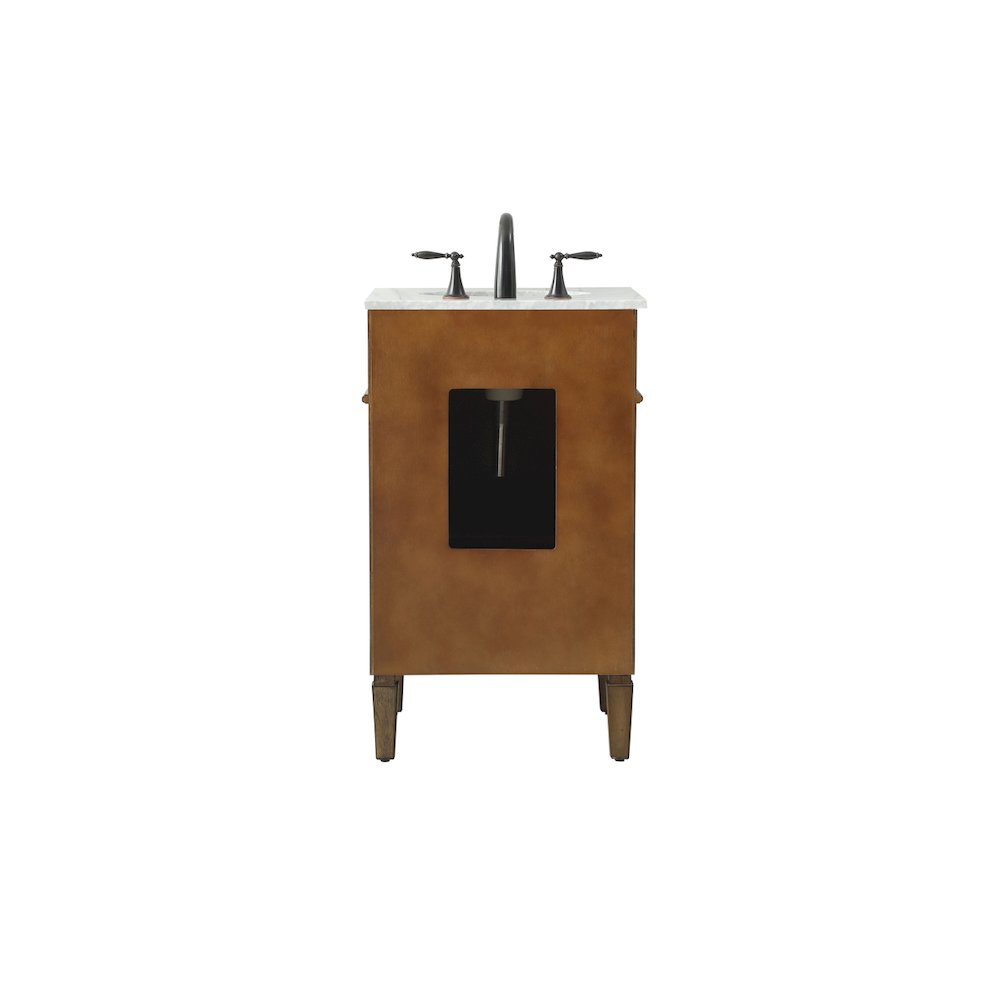 21 inch Single bathroom vanity in driftwood