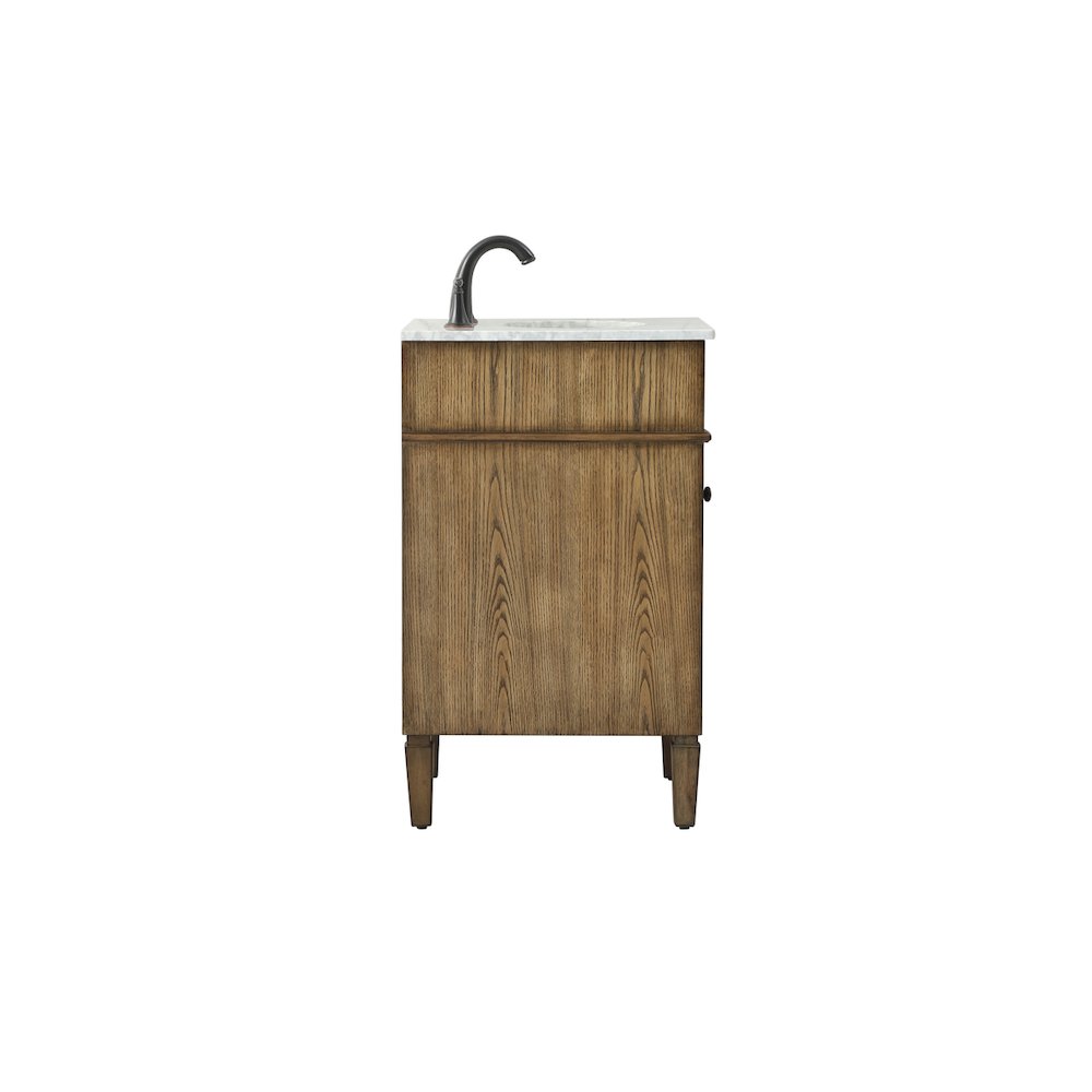 21 inch Single bathroom vanity in driftwood