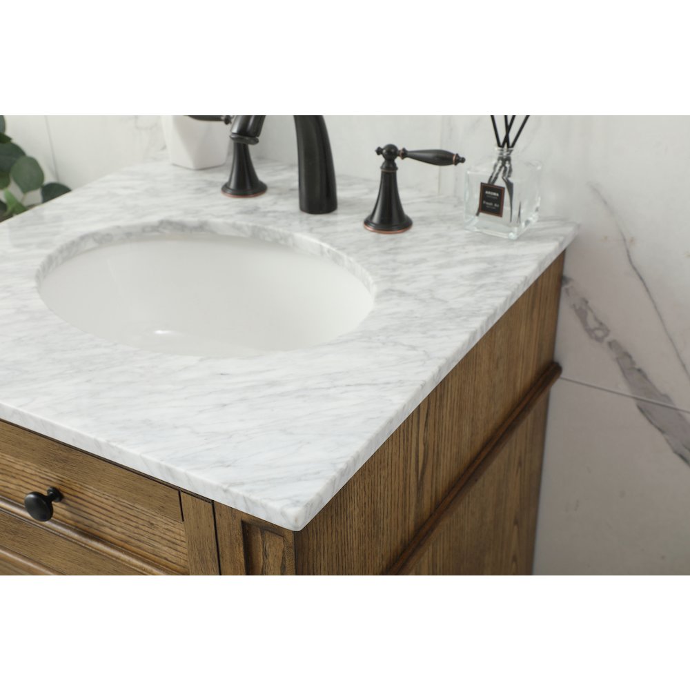 21 inch Single bathroom vanity in driftwood